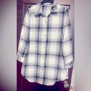Flannel dress.Size large (oversized).